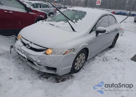 2010 Honda Civic Vp from USA, damaged, VIN 2HGFA1F38AH515180